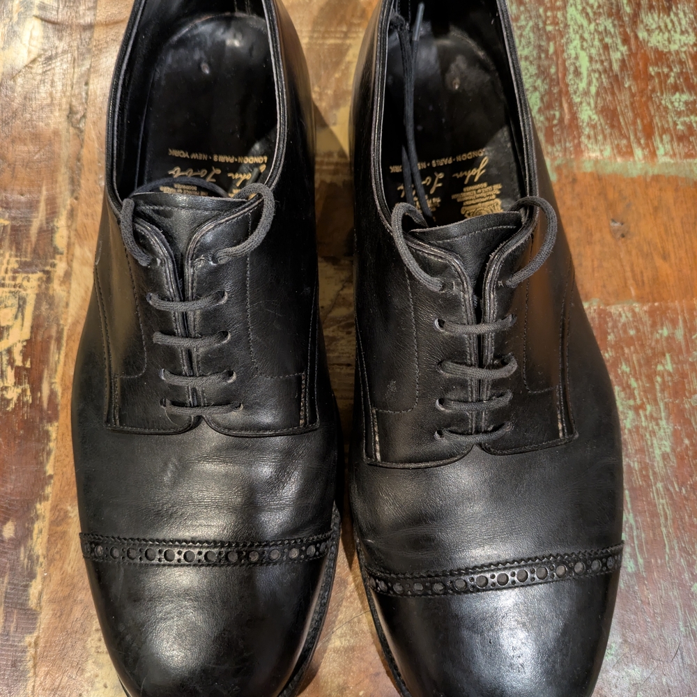John Lobb Classic Black Leather Derbys